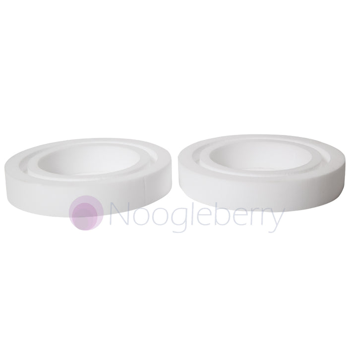 Foam cup rings for breast enlargement cups